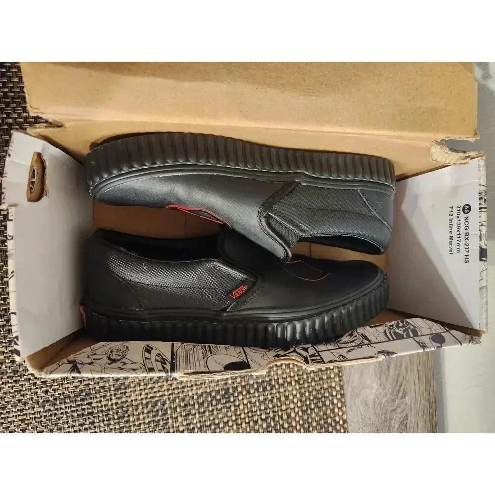 VANS x Marvel Black Widow Classic Slip-On Men’s SZ 6 / Women's 7.5 w/ box